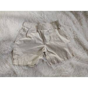 Carter's 100% Cotton Tan Khaki Pull On Elastic Waist Shorts Toddler Size 2T